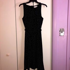 Elle Black and White Midi Dress size 4